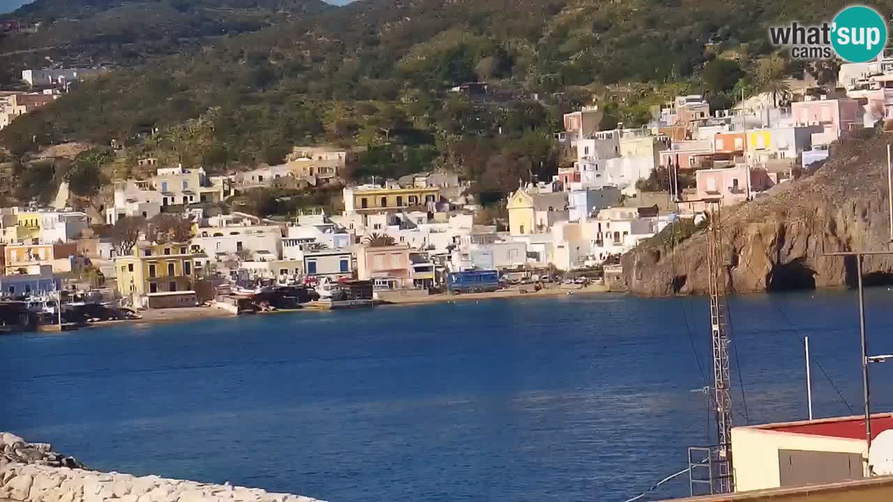 Otok Ponza kamera Pogled na pristanišče