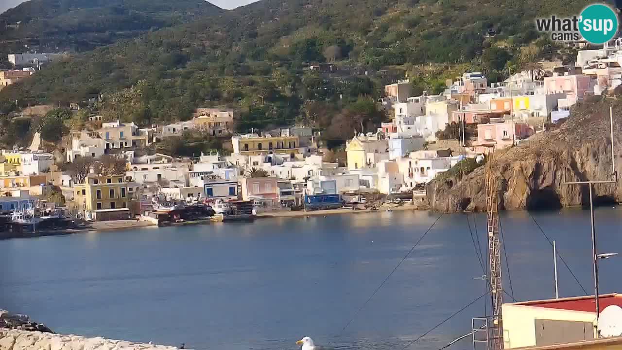 Otok Ponza kamera Pogled na pristanišče