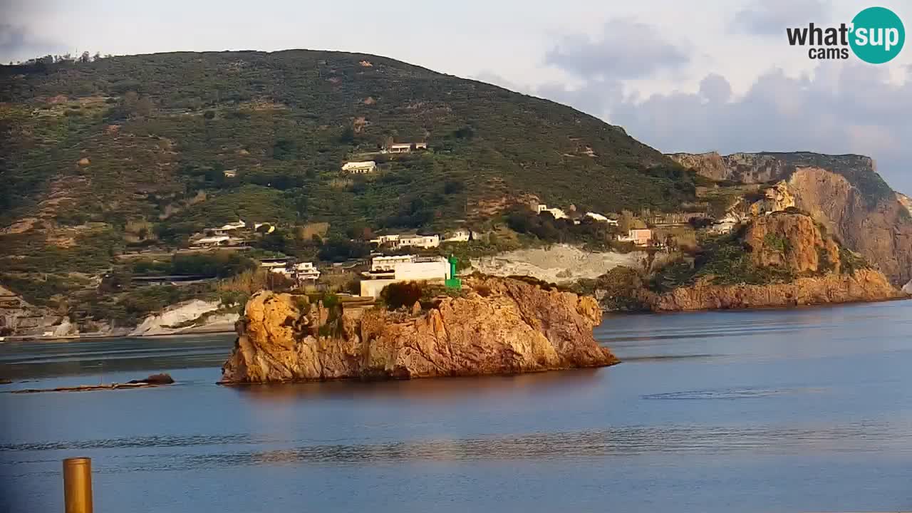 Otok Ponza kamera Pogled na pristanišče