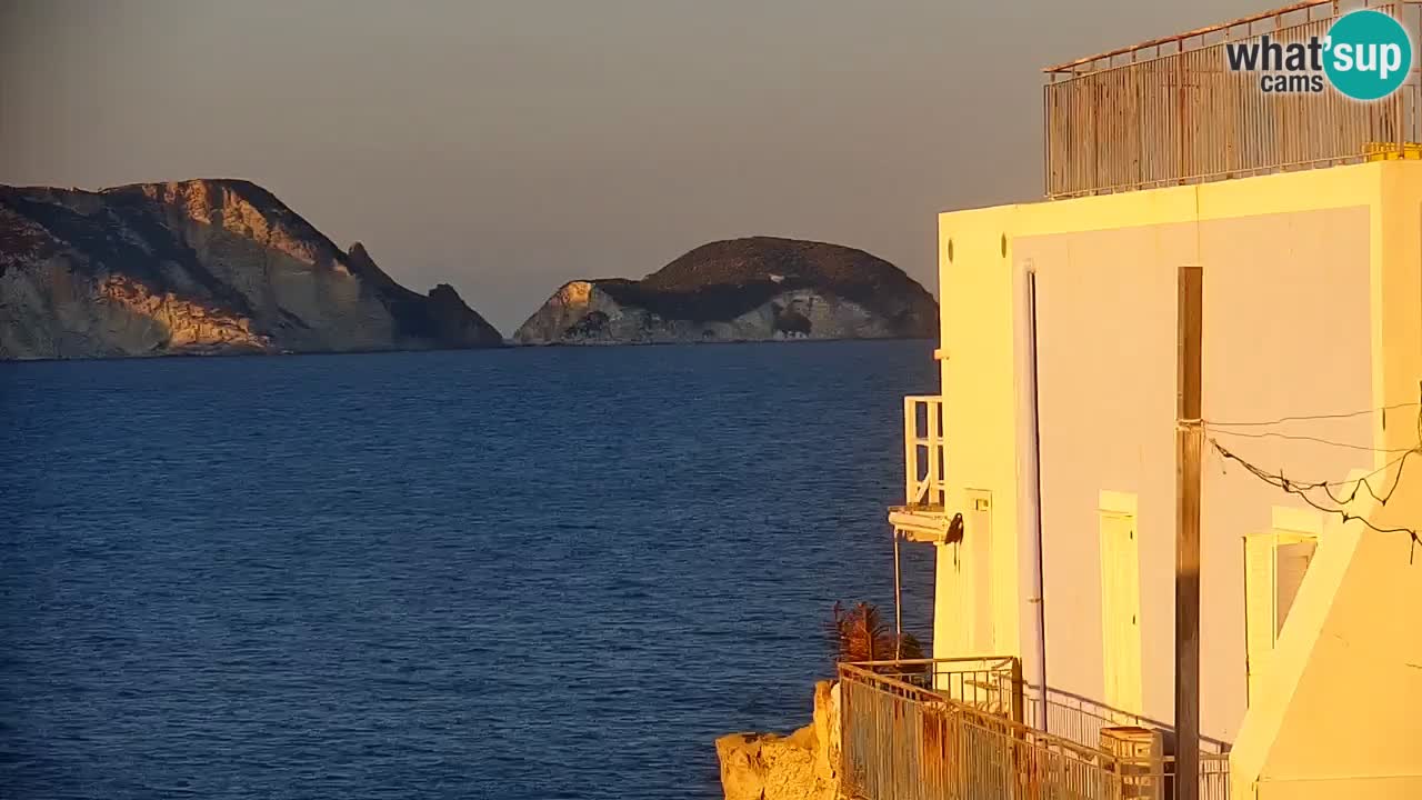 Otok Ponza kamera Pogled na pristanišče