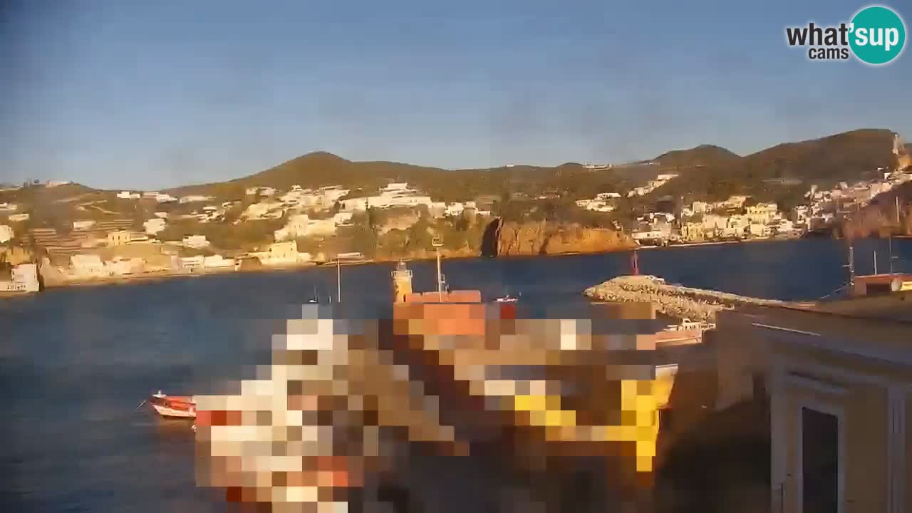 Island of Ponza – the port webcam live