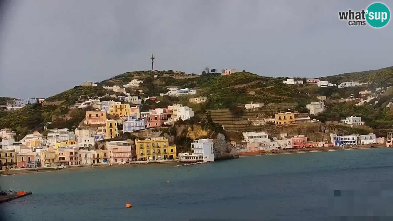 Otok Ponza kamera Pogled na pristanišče