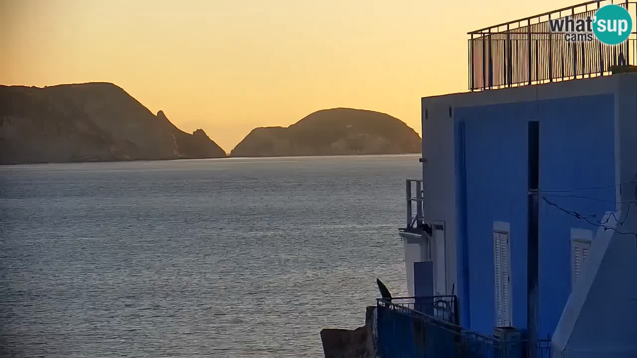 Otok Ponza kamera Pogled na pristanišče
