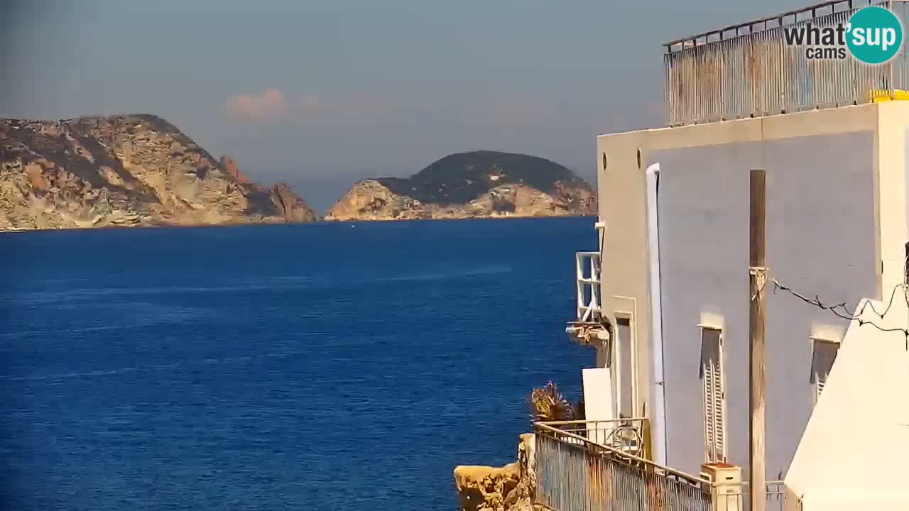 Otok Ponza kamera Pogled na pristanišče