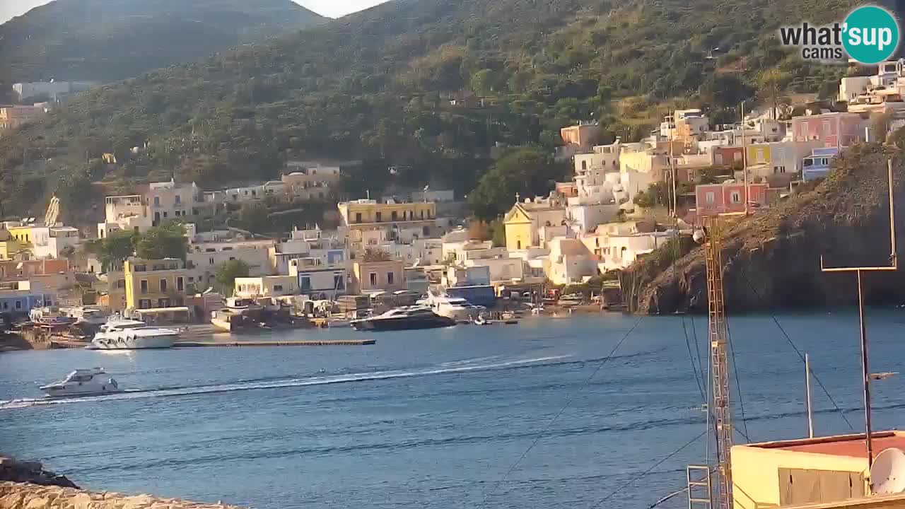Otok Ponza kamera Pogled na pristanišče