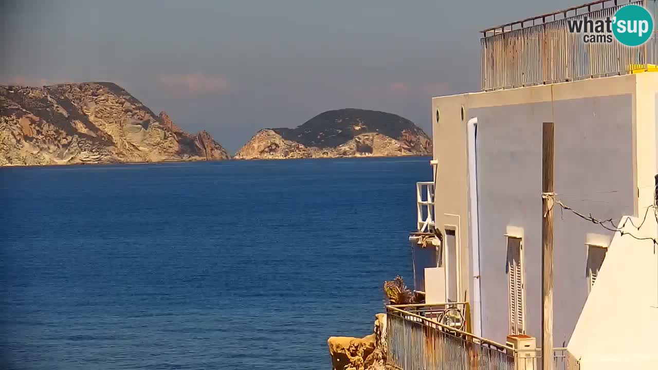 Otok Ponza kamera Pogled na pristanišče