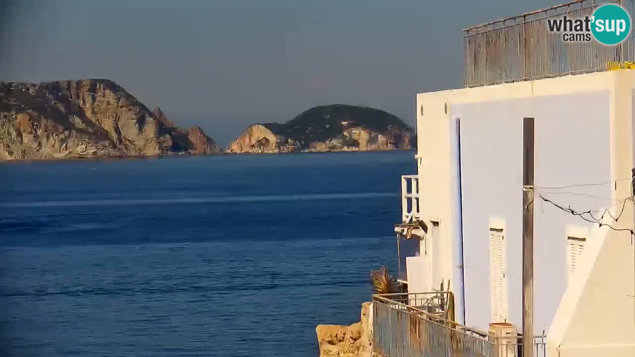 Otok Ponza kamera Pogled na pristanišče