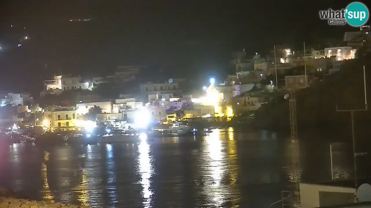 Otok Ponza kamera Pogled na pristanišče