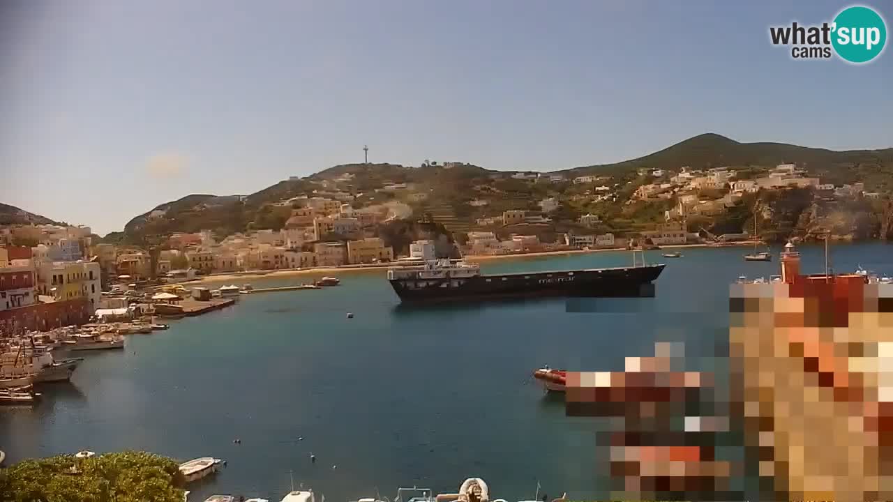 Island of Ponza – the port webcam live