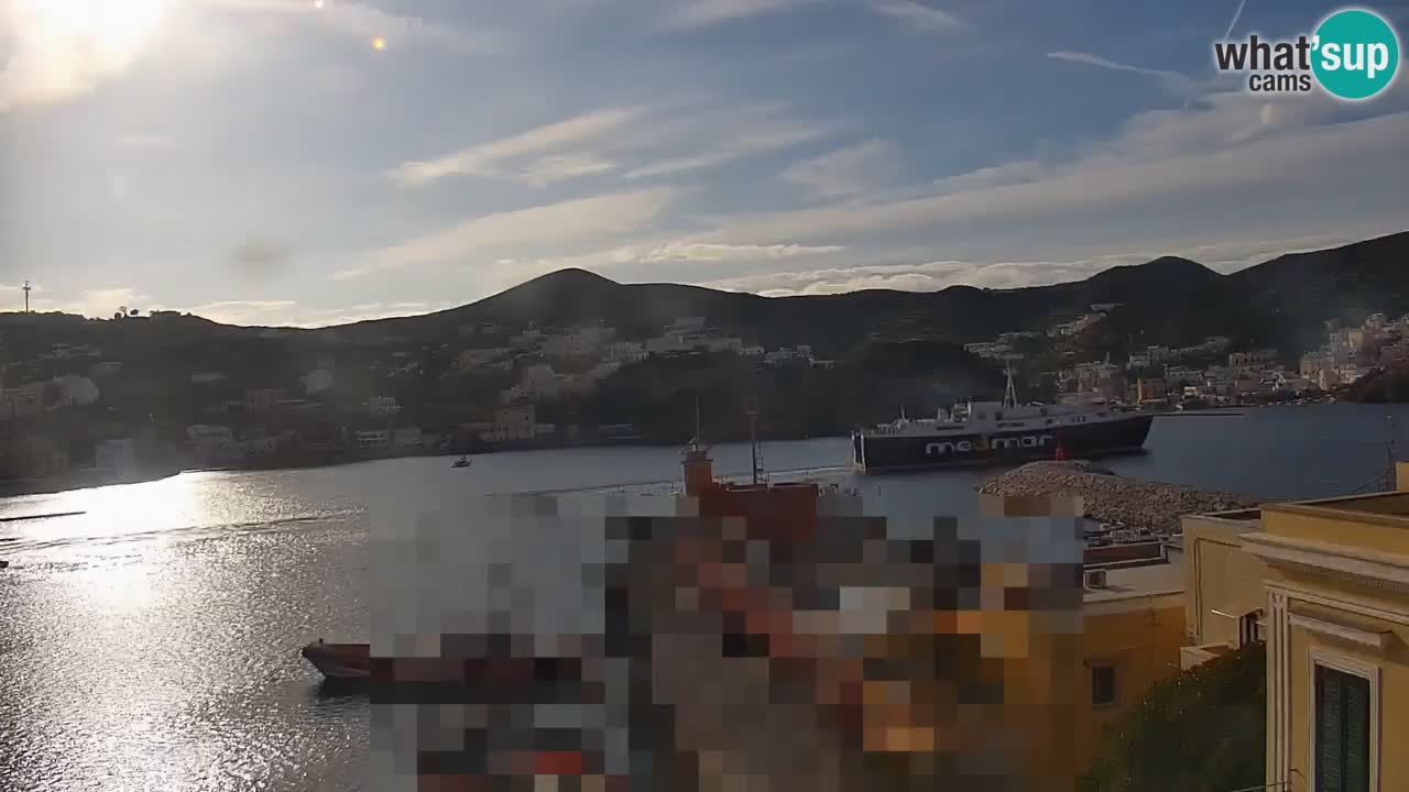 Island of Ponza livecam – the port webcam live