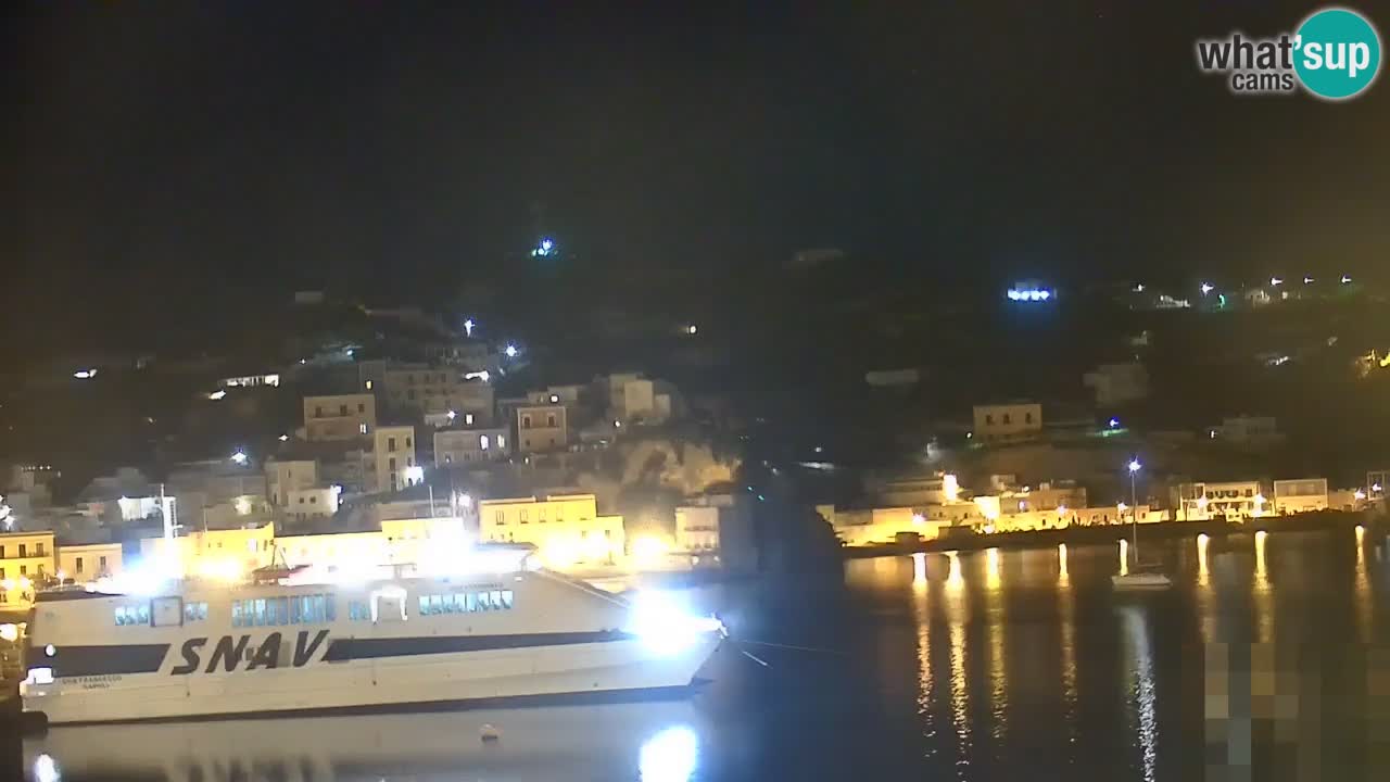 Island of Ponza livecam – the port webcam live