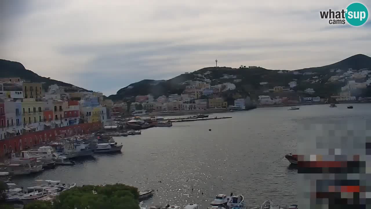 Island of Ponza livecam – the port webcam live