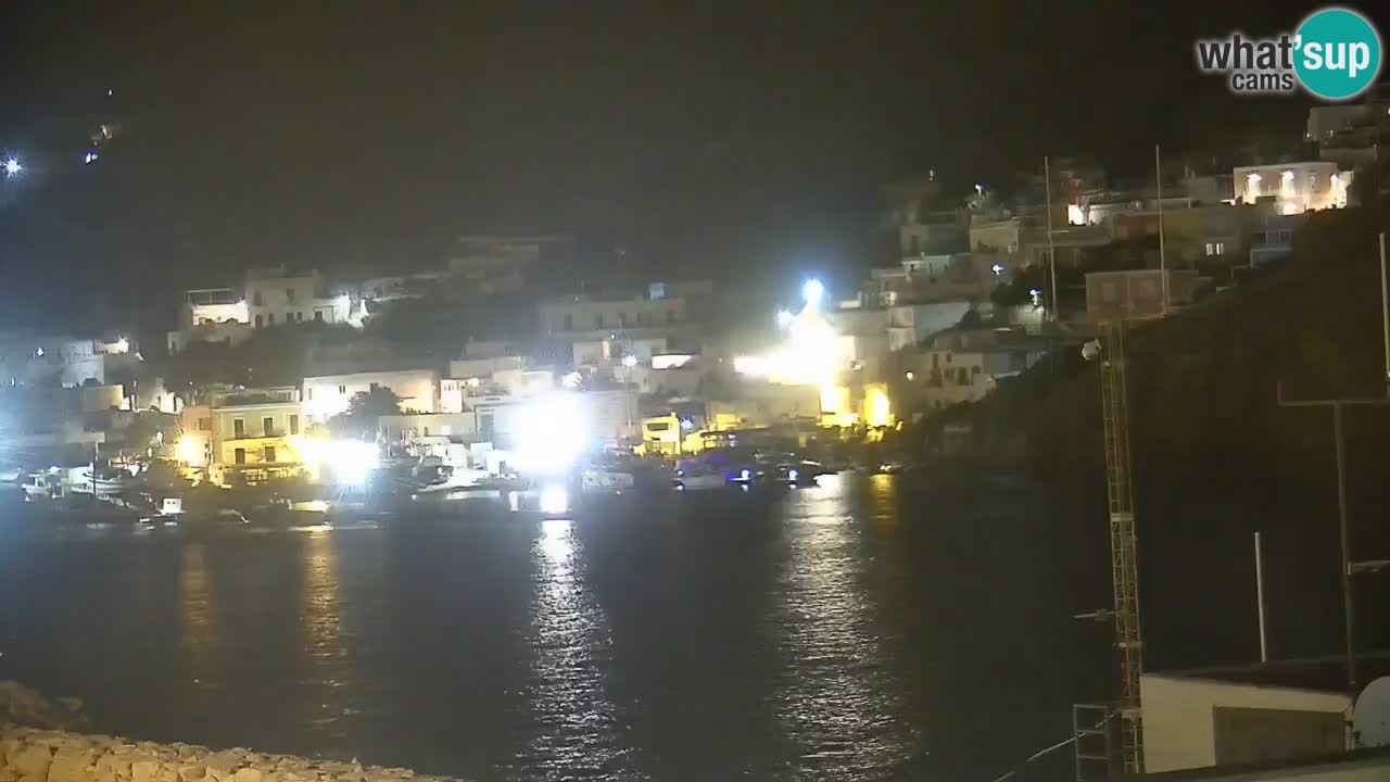 Otok Ponza kamera Pogled na pristanišče