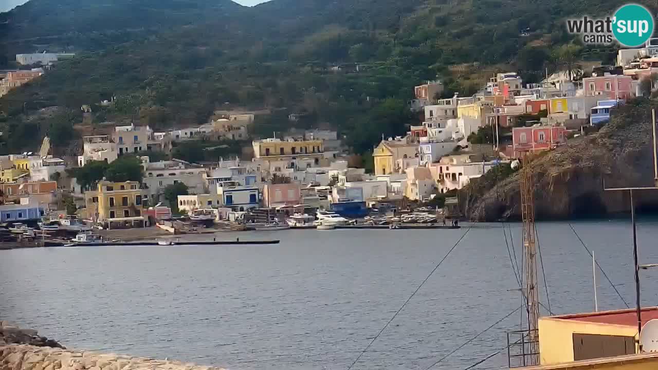 Otok Ponza kamera Pogled na pristanišče