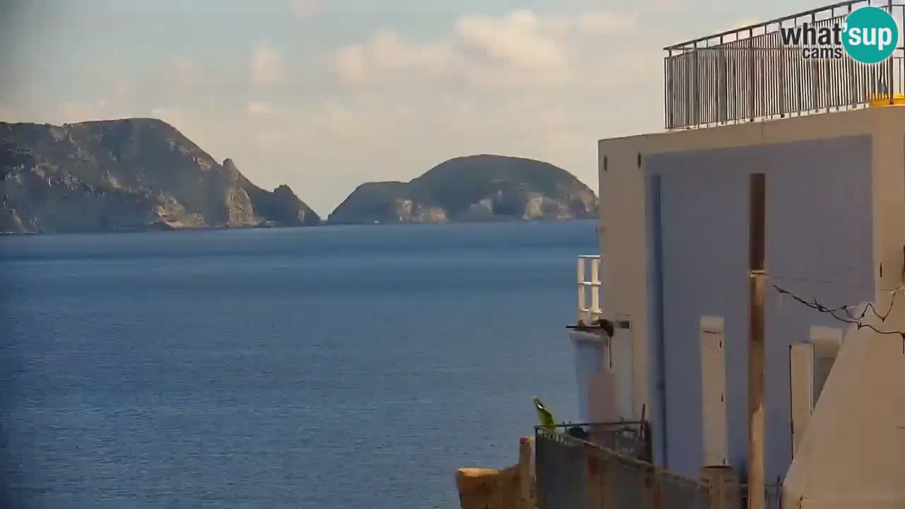Otok Ponza kamera Pogled na pristanišče