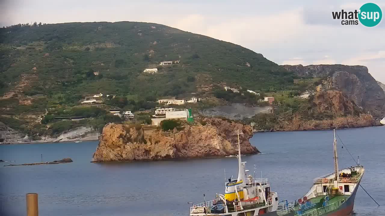 Otok Ponza kamera Pogled na pristanišče