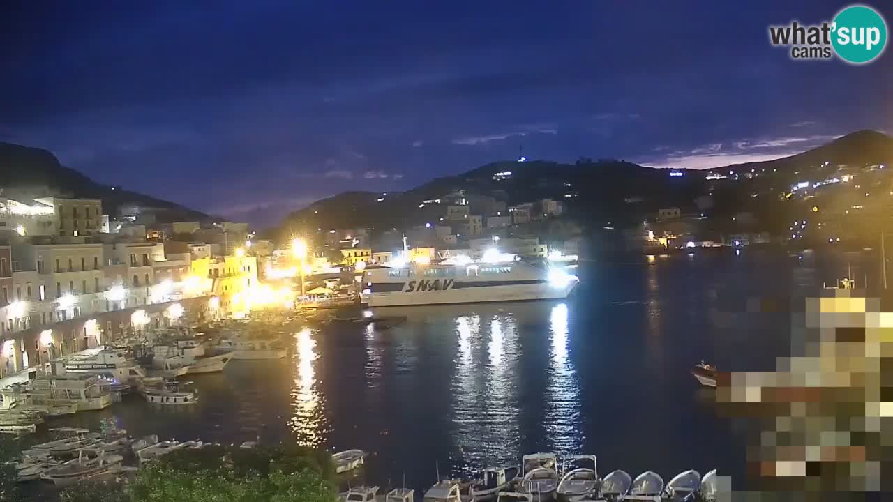 Island of Ponza – the port webcam live