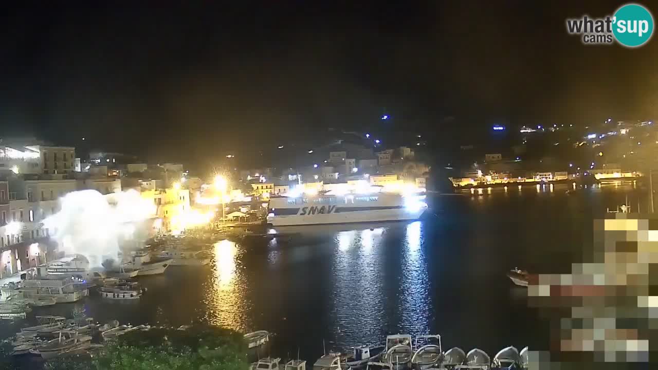 Island of Ponza – the port webcam live