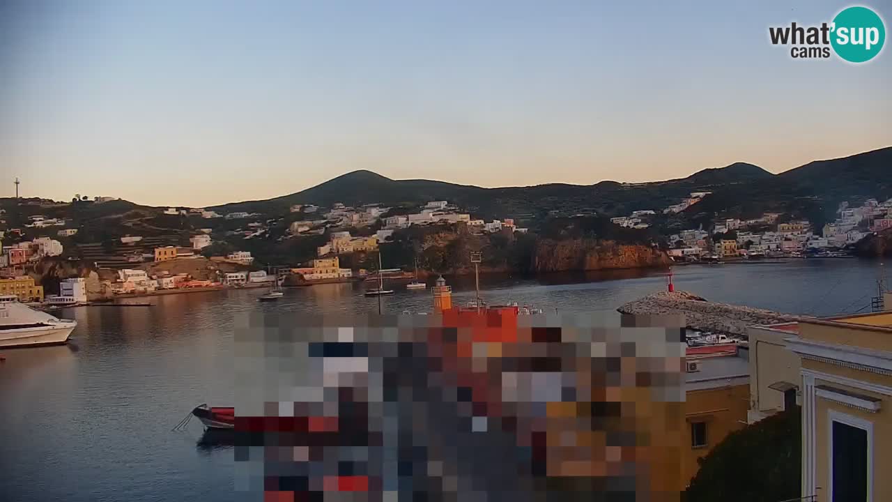 Island of Ponza – the port webcam live