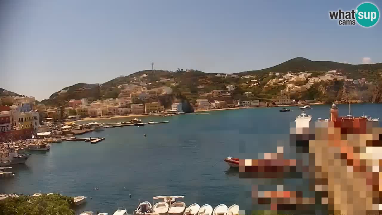 Island of Ponza – the port webcam live