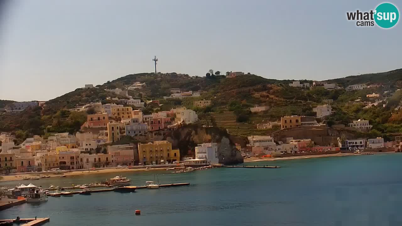 Island of Ponza – the port webcam live