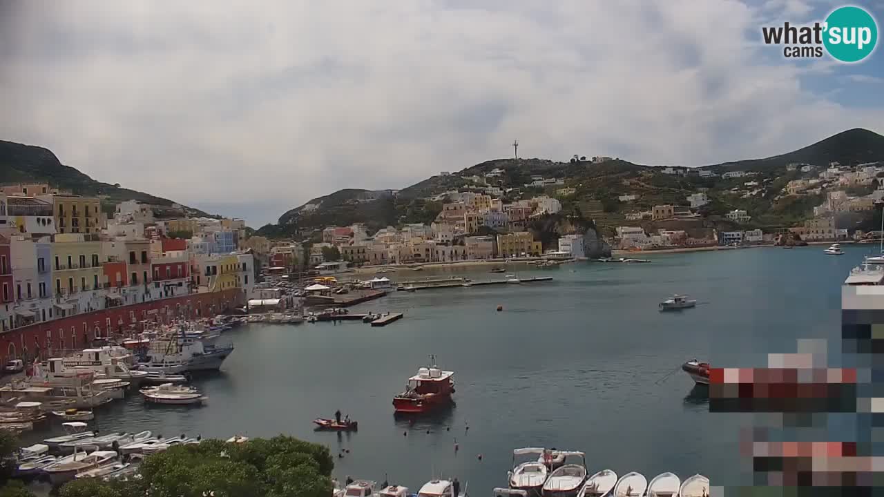 Otok Ponza web kamera Luka