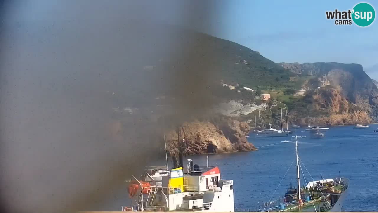 Otok Ponza kamera Pogled na pristanišče