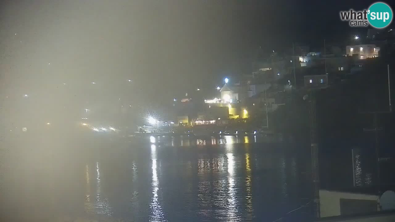Otok Ponza kamera Pogled na pristanišče