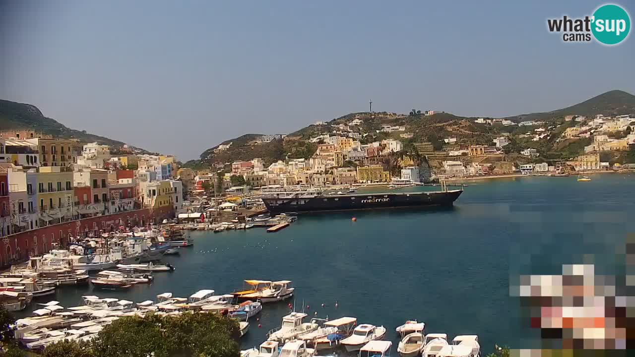 Island of Ponza livecam – the port webcam live
