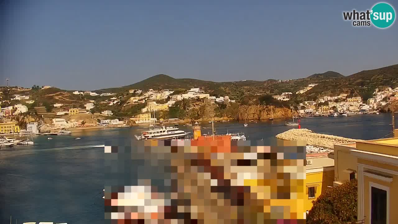 Island of Ponza livecam – the port webcam live