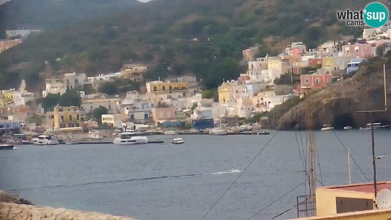 Otok Ponza kamera Pogled na pristanišče
