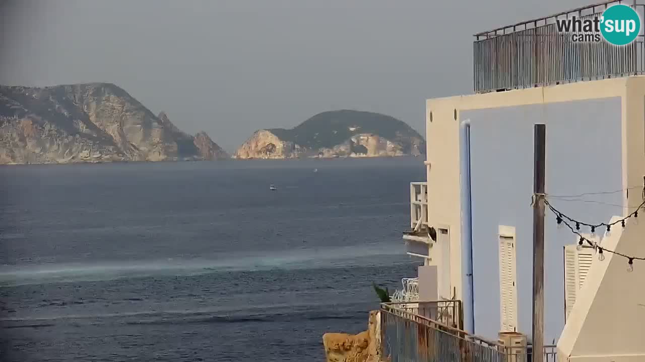 Otok Ponza kamera Pogled na pristanišče