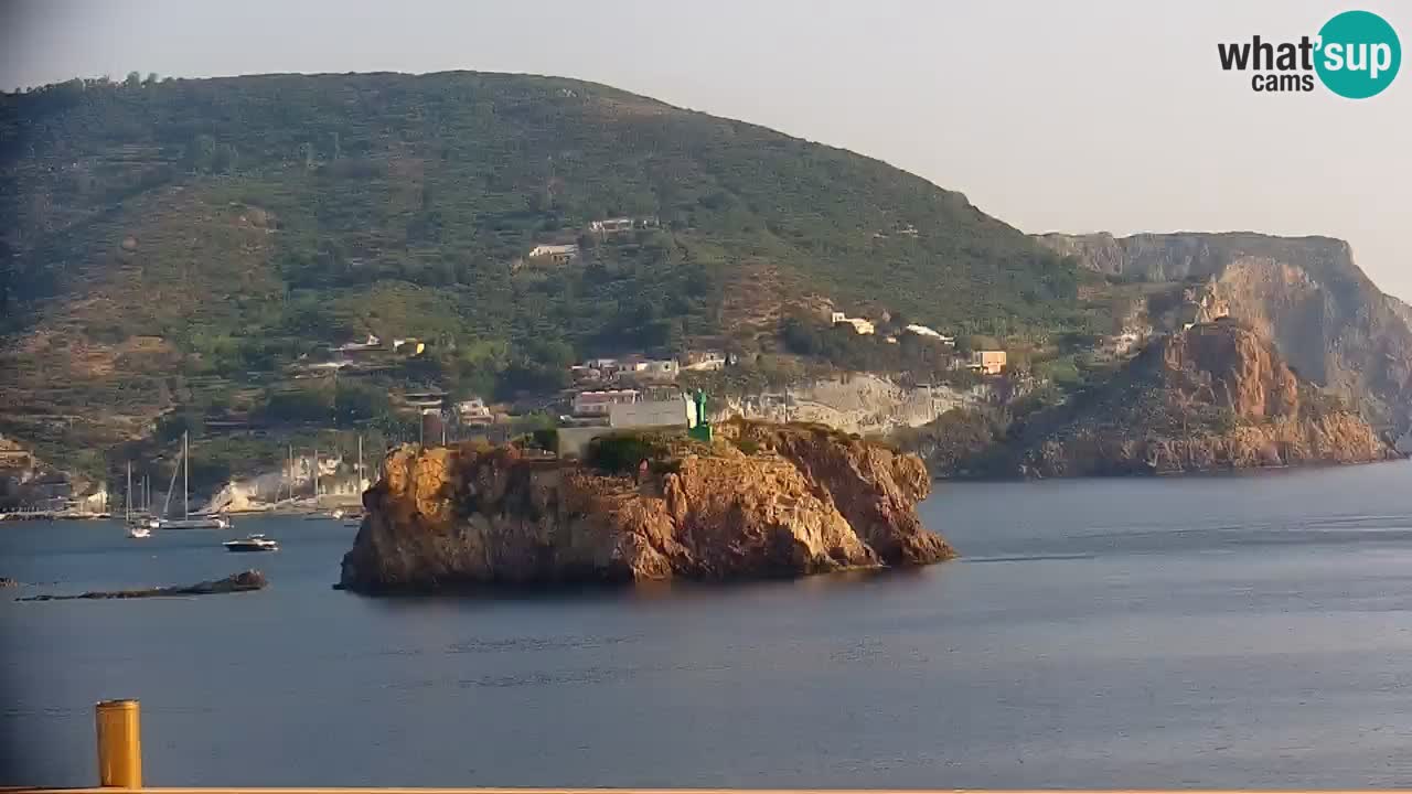 Otok Ponza kamera Pogled na pristanišče