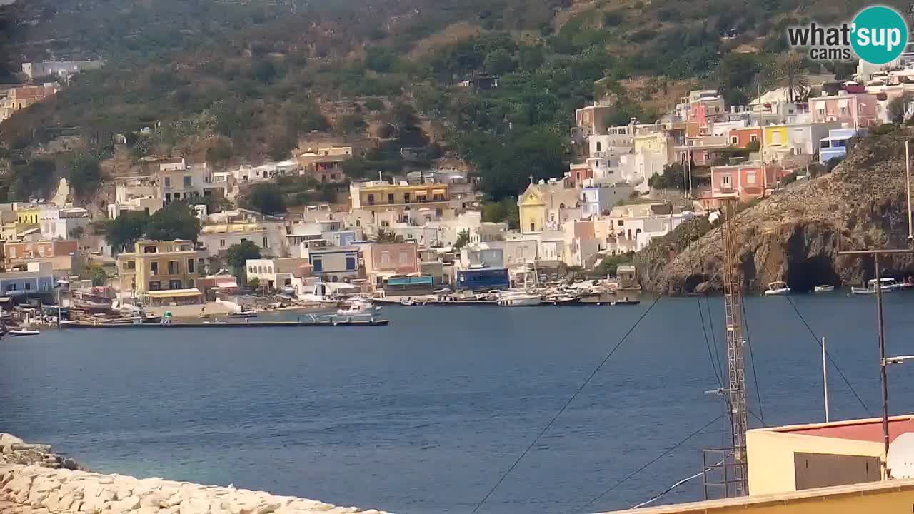 Otok Ponza kamera Pogled na pristanišče