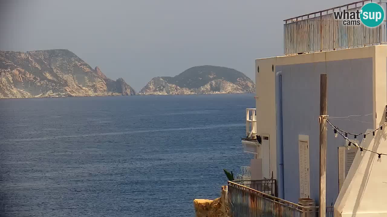Otok Ponza kamera Pogled na pristanišče