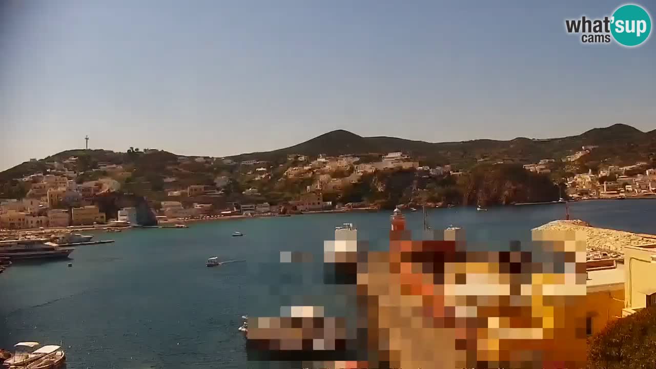 Island of Ponza livecam – the port webcam live