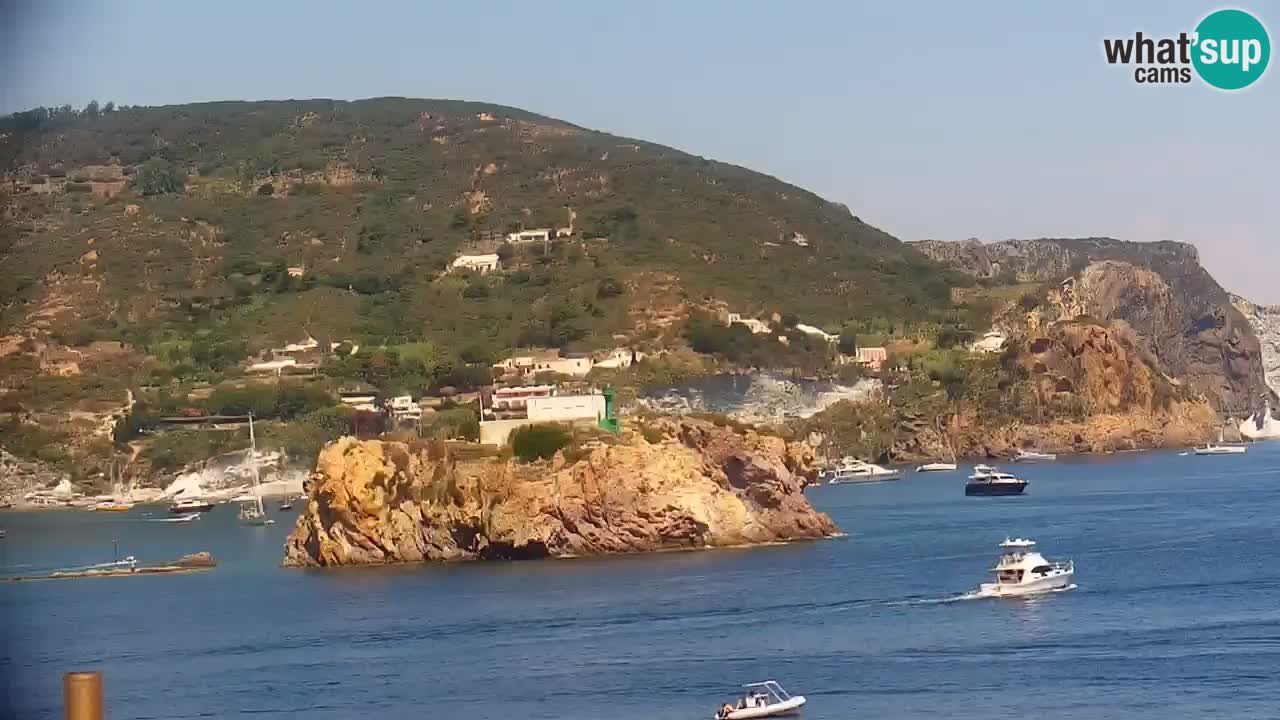 Otok Ponza kamera Pogled na pristanišče