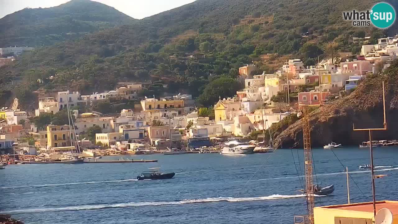 Otok Ponza kamera Pogled na pristanišče