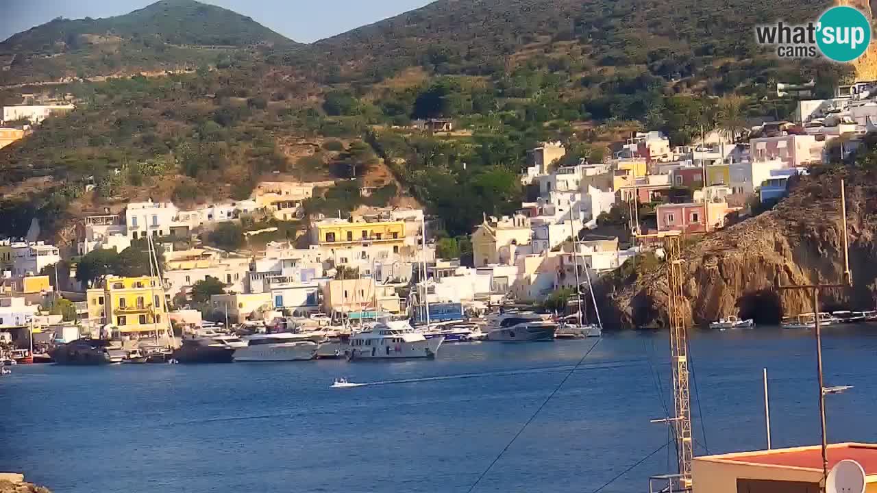 Otok Ponza kamera Pogled na pristanišče
