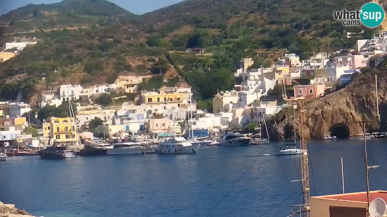 Otok Ponza kamera Pogled na pristanišče