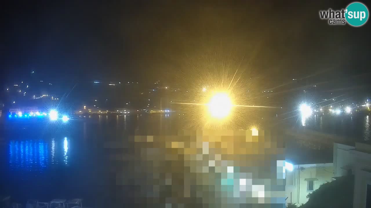 Otok Ponza kamera Pogled na pristanišče