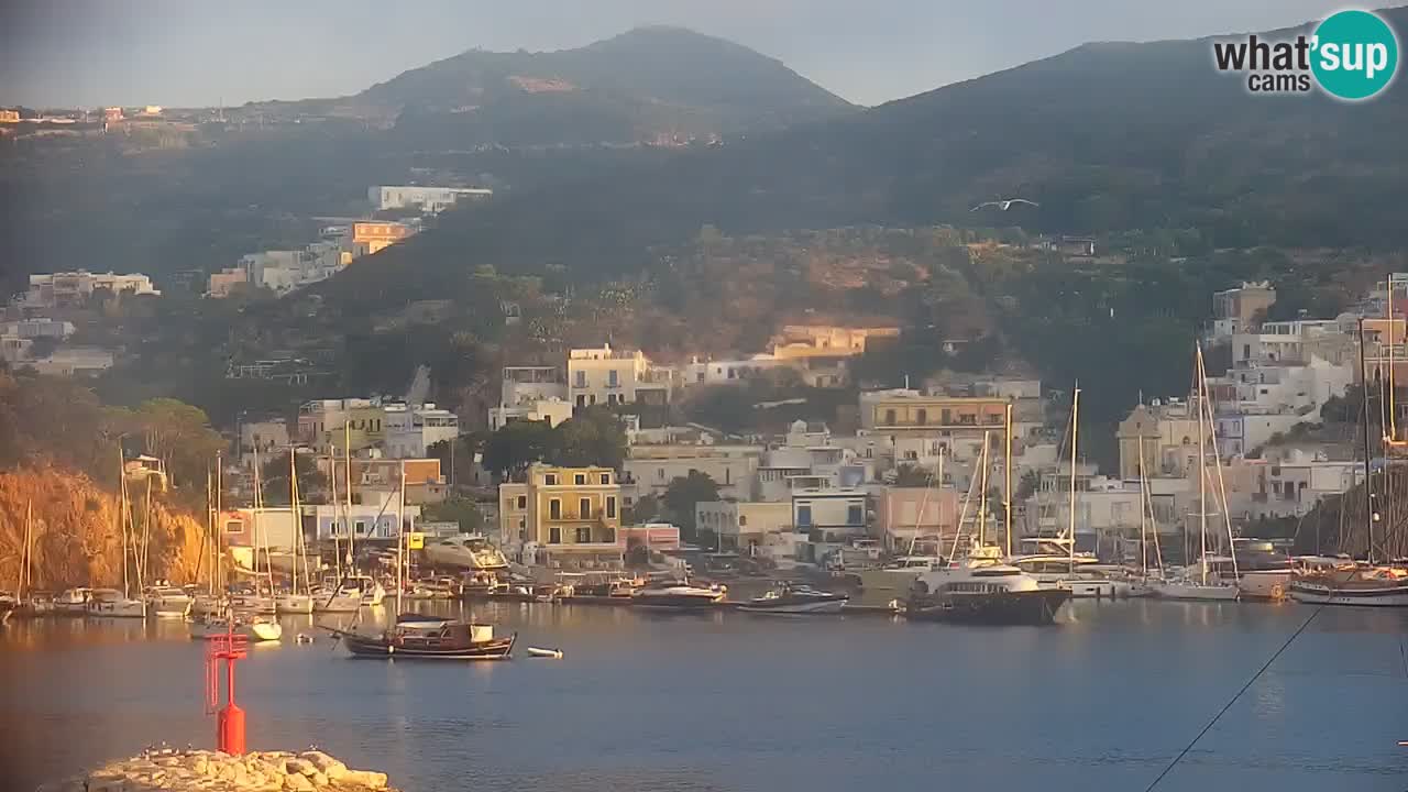 Island of Ponza livecam – the port webcam live