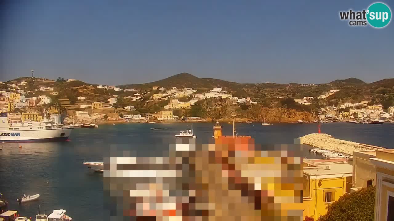 Otok Ponza web kamera Luka