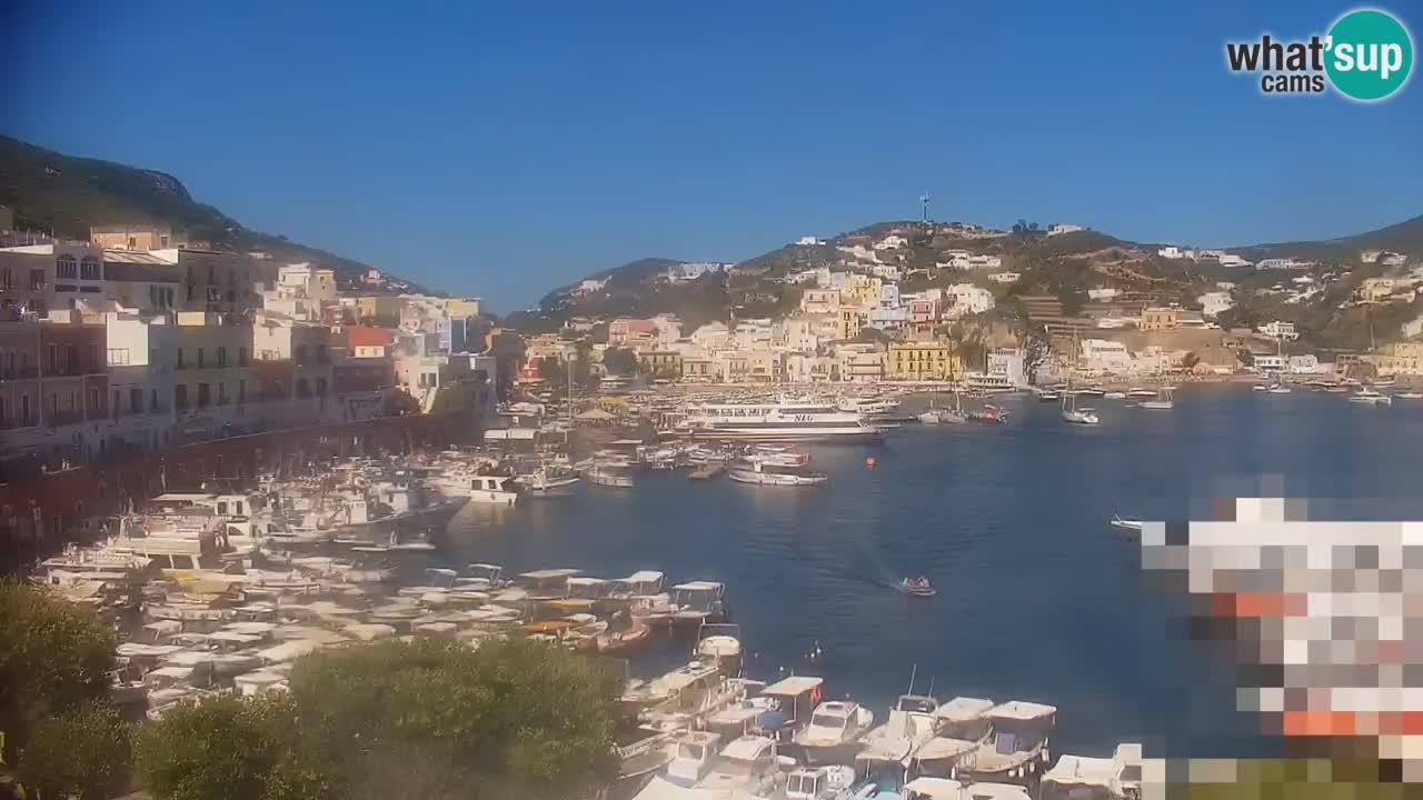 Otok Ponza web kamera Luka