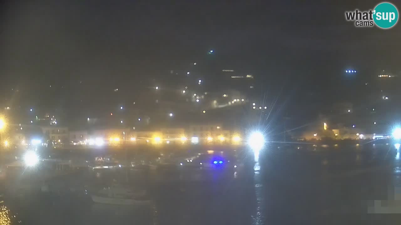 Otok Ponza kamera Pogled na pristanišče