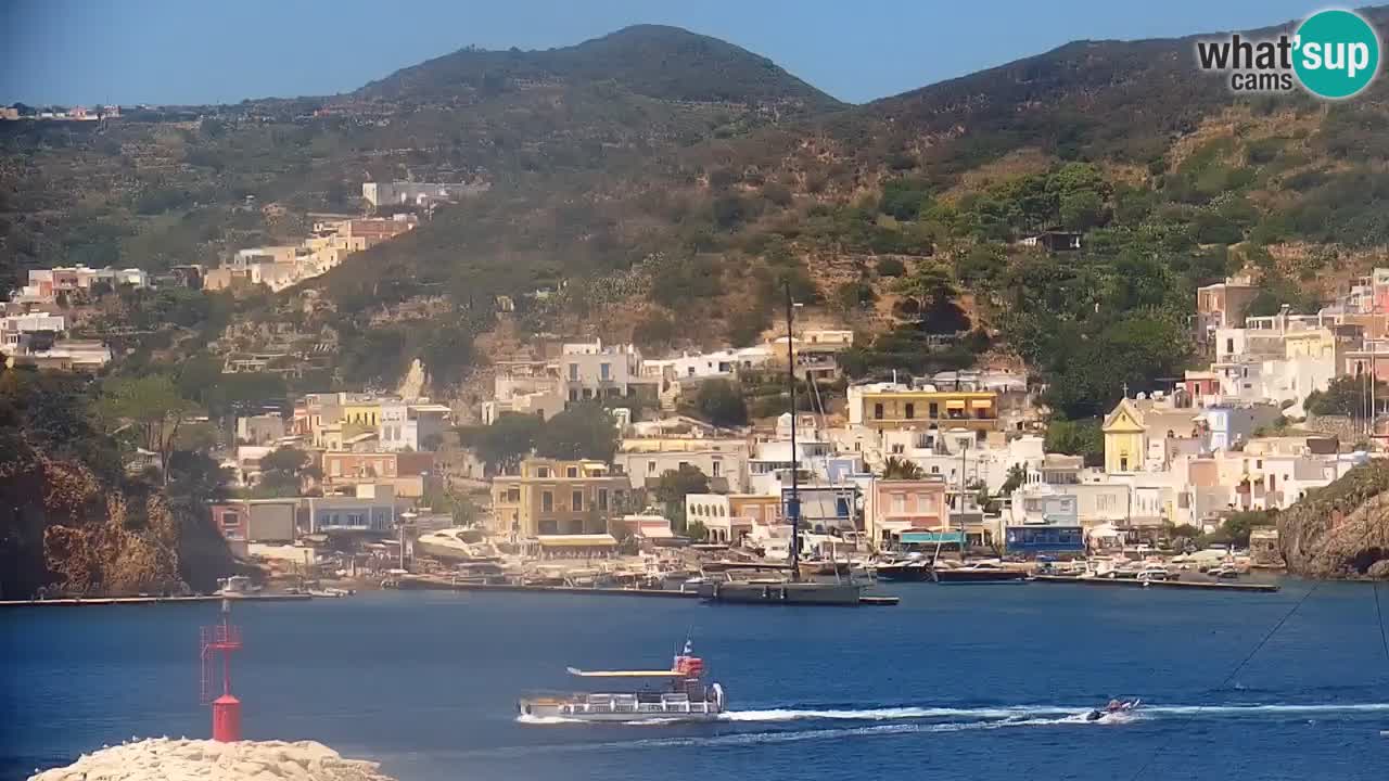 Otok Ponza kamera Pogled na pristanišče