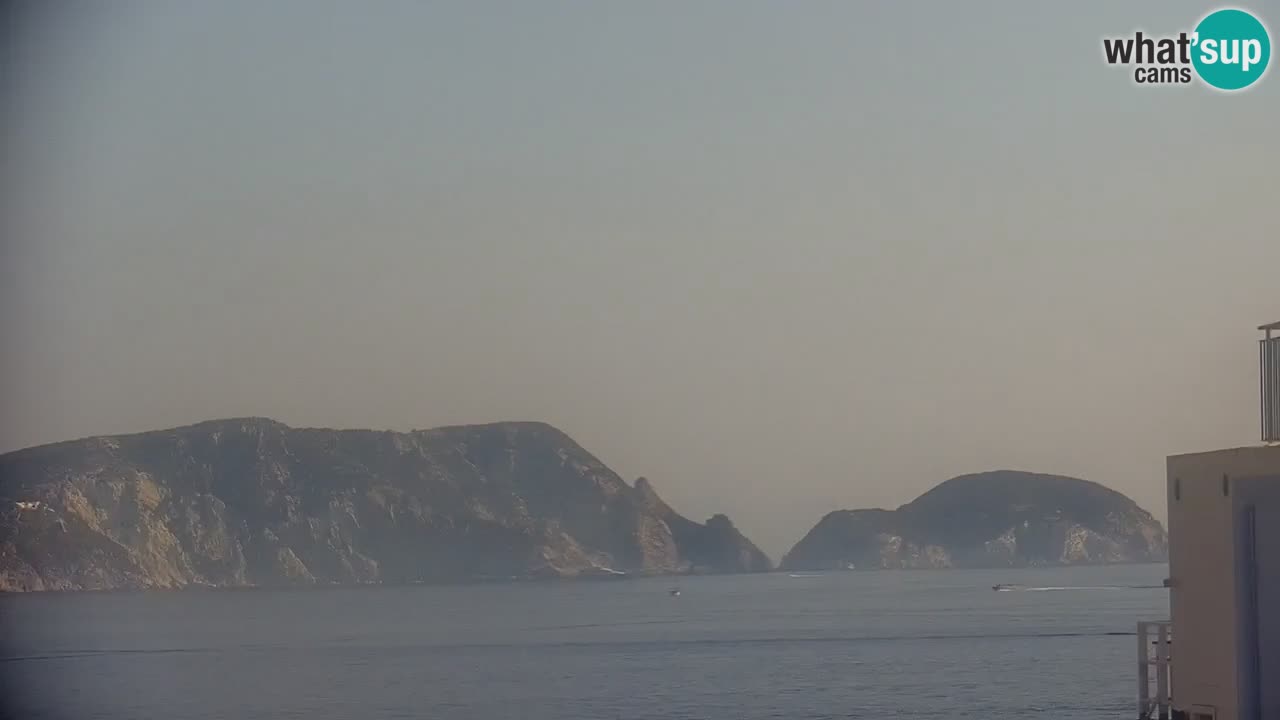Otok Ponza kamera Pogled na pristanišče
