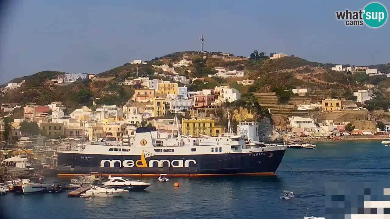 Island of Ponza livecam – the port webcam live
