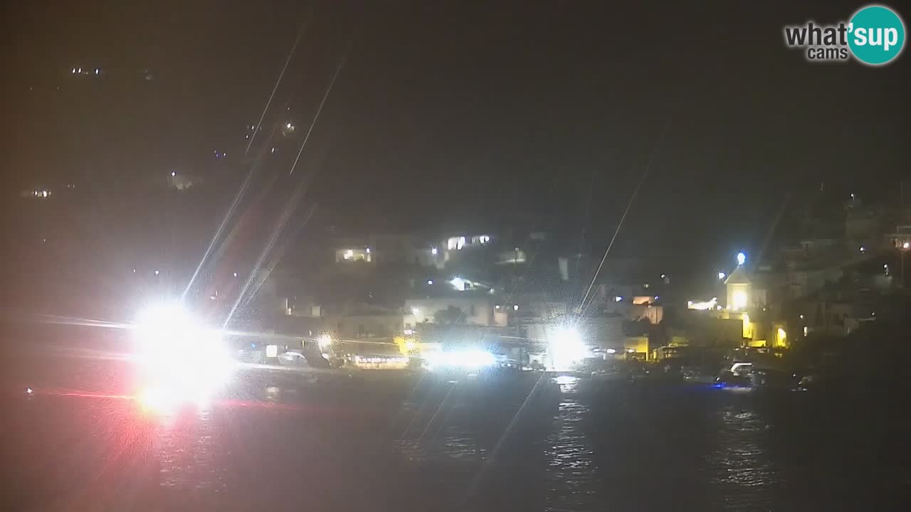 Otok Ponza kamera Pogled na pristanišče