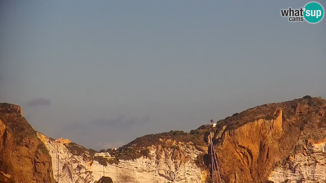 Otok Ponza kamera Pogled na pristanišče